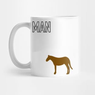 Man Horse Mug